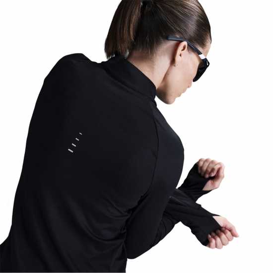 Nike Swift Women's 1/4-Zip Running Top Черно Атлетика