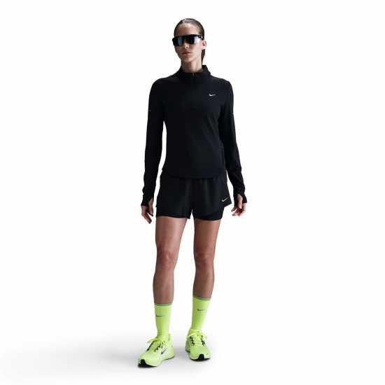 Nike Swift Women's 1/4-Zip Running Top Черно Атлетика