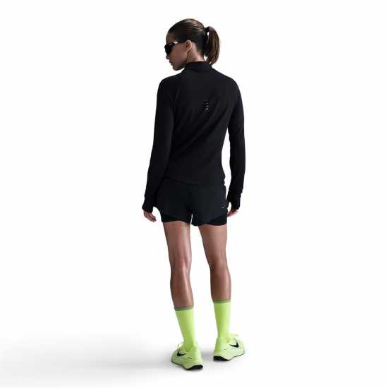 Nike Swift Women's 1/4-Zip Running Top Черно Атлетика