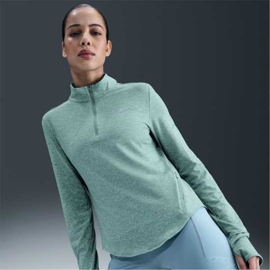 Nike Swift Women's 1/4-Zip Running Top Канон Хийзър 