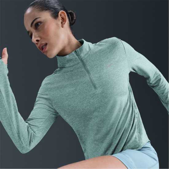 Nike Swift Women's 1/4-Zip Running Top Канон Хийзър 