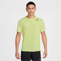 Nike Мъжка Тениска Къс Ръкав Aeroswift Short Sleeve Top Mens Лимон/Черен Атлетика