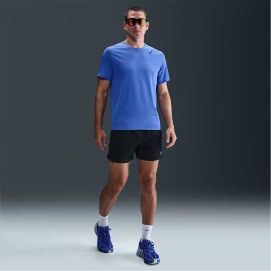 Атлетика Nike Мъжка Тениска Къс Ръкав Aeroswift Short Sleeve Top Mens Комета синьо Nike Мъжка Тениска Къс Ръкав Aeroswift Short Sleeve Top Mens Комета синьо Атлетика