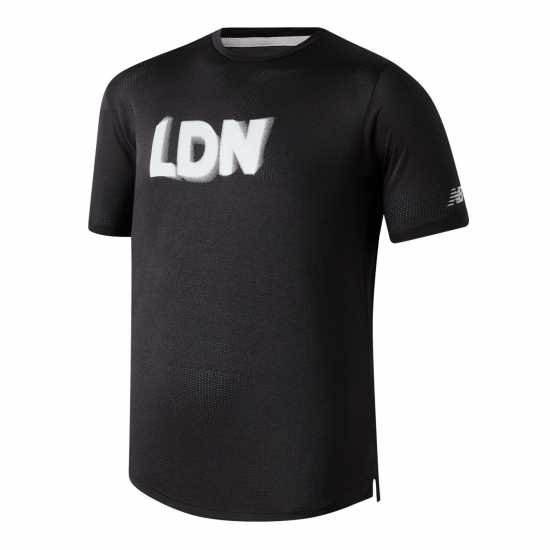 Мъжко Горнище За Бягане New Balance Balance Ldn Marathon Running Top Mens  Атлетика