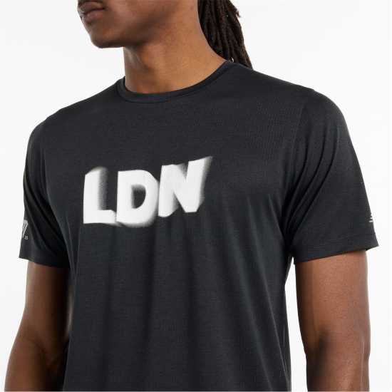 Мъжко Горнище За Бягане New Balance Balance Ldn Marathon Running Top Mens  Атлетика
