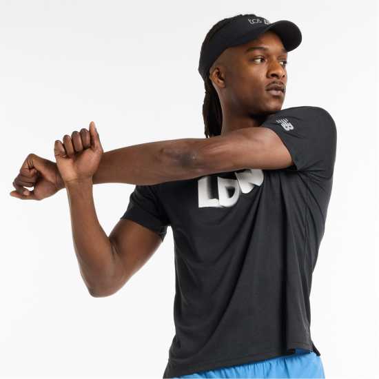 Мъжко Горнище За Бягане New Balance Balance Ldn Marathon Running Top Mens  Атлетика