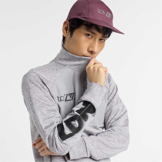 New Balance Heat Grid Long-Sleeve Performance Running Top Сиво/Черно 