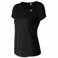 New Balance Дамска Тениска За Бягане Core Running T Shirt Ladies  Дрехи за бягане