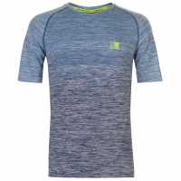 Мъжка Тениска Karrimor X Lite Rapid Run T Shirt Mens Navy Marl Мъжки ризи