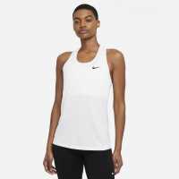 Nike Дамски Потник Drifit Training Tank Top Ladies White Дамски тениски с яка