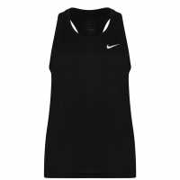 Nike Дамски Потник Drifit Training Tank Top Ladies Black Дамски тениски с яка