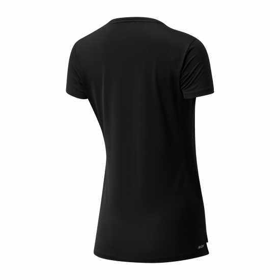 New Balance Дамска Тениска За Бягане Running T Shirt Ladies Black Атлетика