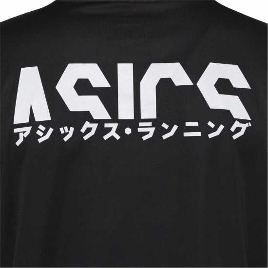 Asics Women's Katakana SS Running Top Black Дамски тениски и фланелки
