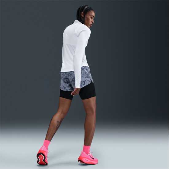 Nike Pacer Women's Long-Sleeve 1/2-Zip Running Top White/Silv Nike Pacer Women's Long-Sleeve 1/2-Zip Running Top White/Silv