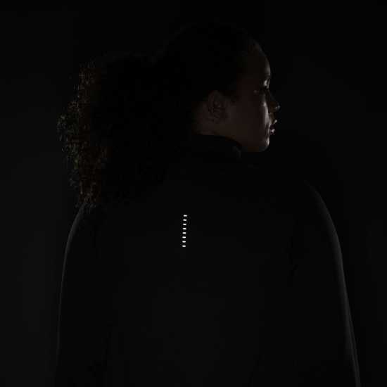 Nike Pacer Women's Long-Sleeve 1/2-Zip Running Top Black Дамски тениски с яка