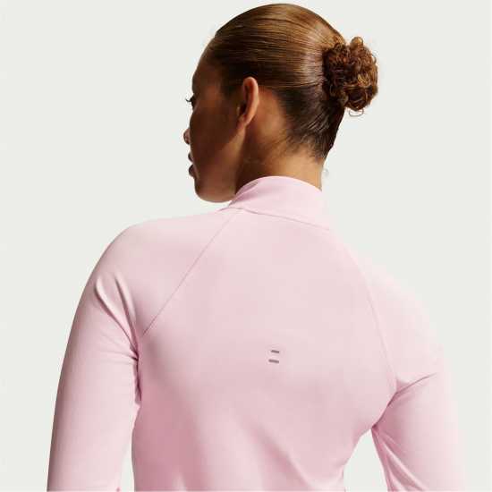 Nike Pacer Women's Long-Sleeve 1/2-Zip Running Top Pink Foam Nike Pacer Women's Long-Sleeve 1/2-Zip Running Top Pink Foam