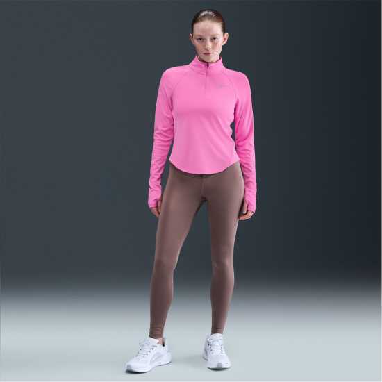 Nike Pacer Women's Long-Sleeve 1/2-Zip Running Top Игриво розово Nike Pacer Women's Long-Sleeve 1/2-Zip Running Top Игриво розово