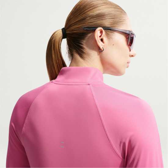 Nike Pacer Women's Long-Sleeve 1/2-Zip Running Top Peony 