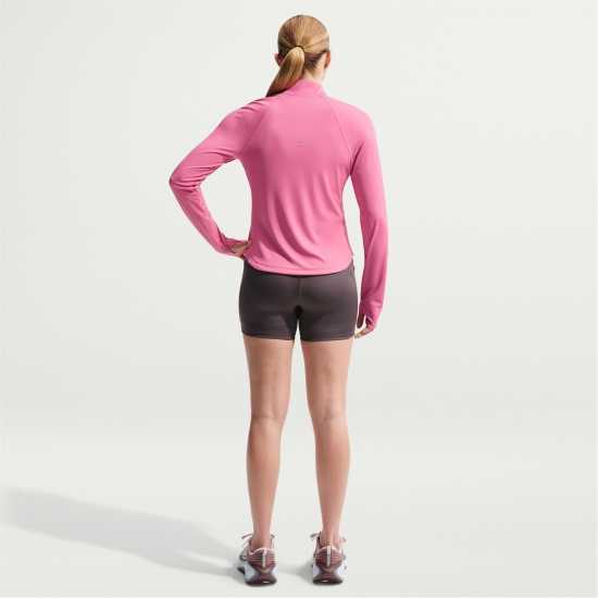 Nike Pacer Women's Long-Sleeve 1/2-Zip Running Top Peony 
