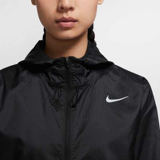 Nike Дамско Яке Essential Running Jacket Womens Black - Дамски грейки