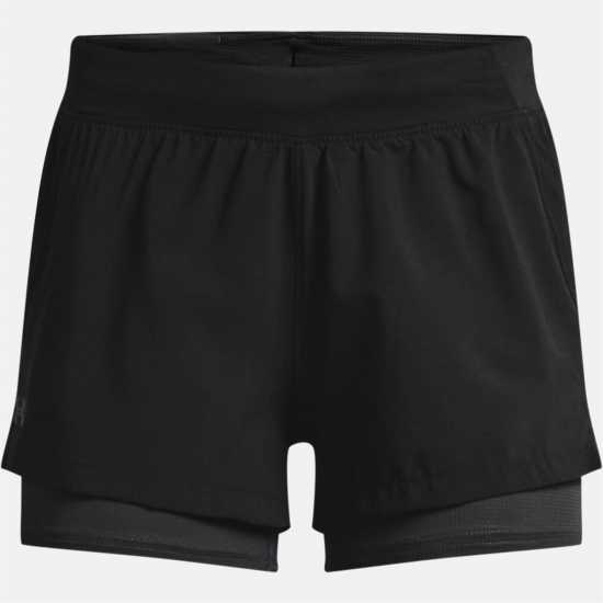 Under Armour Iso-Chill 2In1 Running Shorts Black - Дамски клинове за фитнес