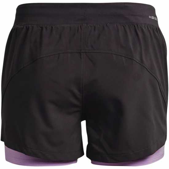 Under Armour Iso-Chill 2In1 Running Shorts Grey Дамски клинове за фитнес