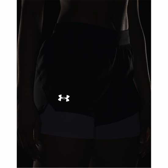 Under Armour Iso-Chill 2In1 Running Shorts Grey Дамски клинове за фитнес