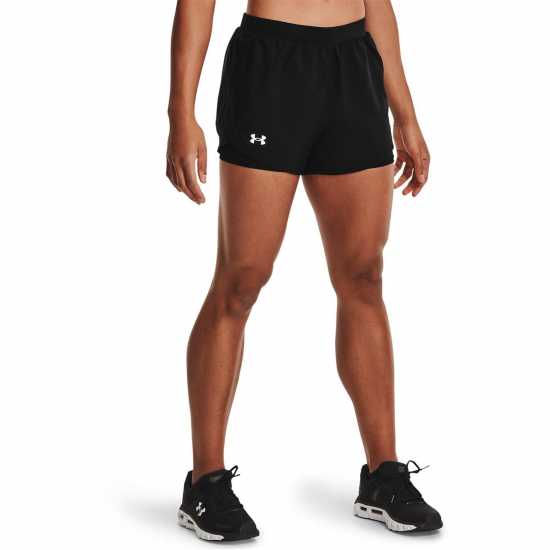 Under Armour Fly By 2.0 2N1 Short Black Дамски клинове за фитнес