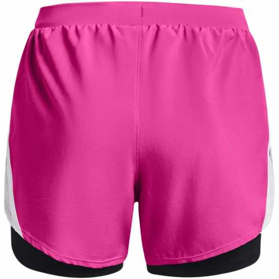 Under Armour Fly By 2.0 2N1 Short Pink Дамски клинове за фитнес