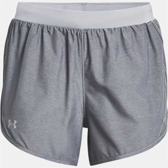 Under Armour Armour Ua Fly-By 2-In-1 Shorts Women's Стомана Пълна Хизер Under Armour Armour Ua Fly-By 2-In-1 Shorts Women's Стомана Пълна Хизер