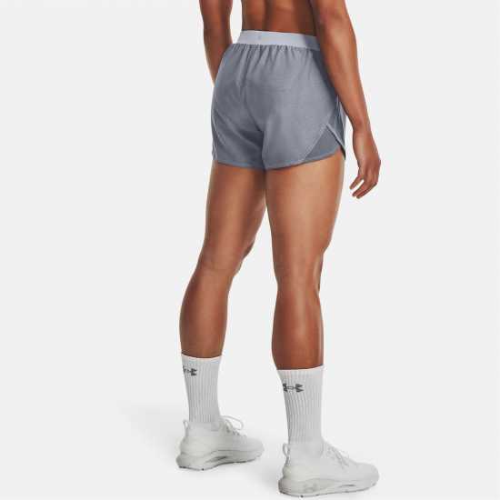 Under Armour Armour Ua Fly-By 2-In-1 Shorts Women's Стомана Пълна Хизер Under Armour Armour Ua Fly-By 2-In-1 Shorts Women's Стомана Пълна Хизер