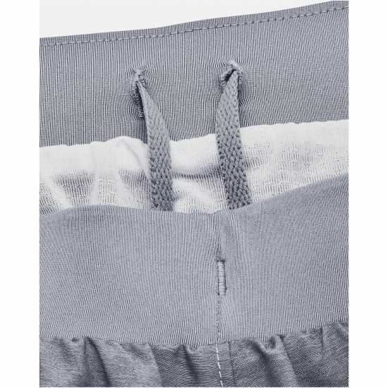 Under Armour Armour Ua Fly-By 2-In-1 Shorts Women's Стомана Пълна Хизер Under Armour Armour Ua Fly-By 2-In-1 Shorts Women's Стомана Пълна Хизер