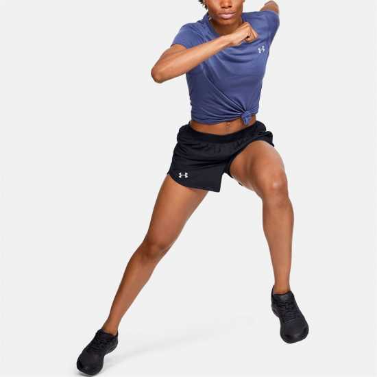 Under Armour Дамски Шорти Fly By 2 Shorts Womens Black - Дамски клинове за фитнес