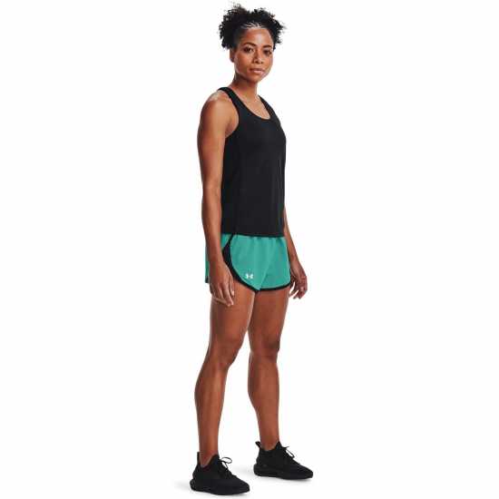 Under Armour Дамски Шорти Fly By 2 Shorts Womens Turquoise Дамски клинове за фитнес