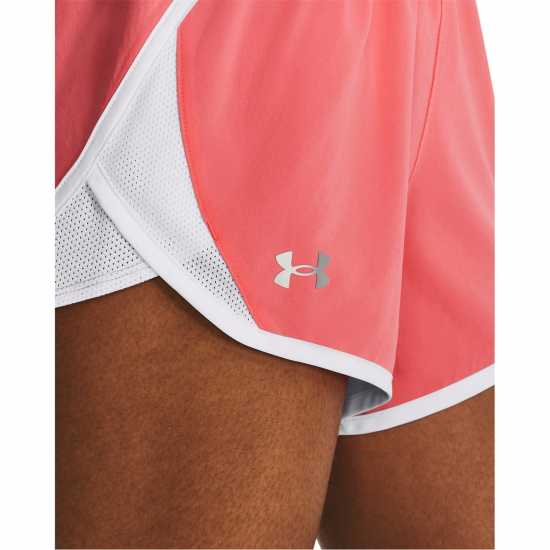 Under Armour Дамски Шорти Fly By 2 Shorts Womens Pink Дамски клинове за фитнес