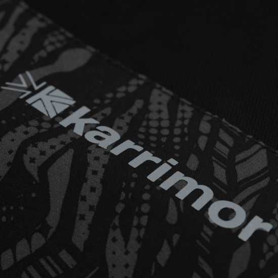 Karrimor 2 In 1 Shorts Black AOP - Дамски клинове за фитнес