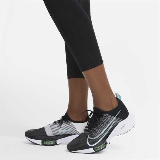 Nike Crop Running Leggings Black Дамски клинове за фитнес
