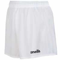 Oneills Mourne Plain Shorts Senior White Oneills Mourne Plain Shorts Senior White