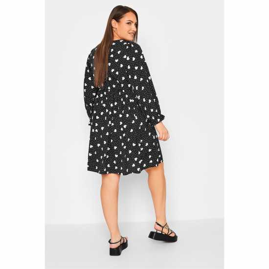 Studio Curve Long Sleeve V Neck Dress  