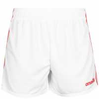 Oneills Mourne Shorts Senior White/Red Мъжки къси панталони
