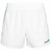 Oneills Mourne Shorts Senior White/Green Мъжки къси панталони