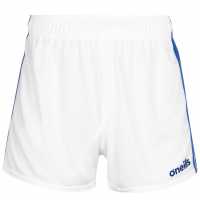 Oneills Mourne Shorts Adults Бяло/Кралско Мъжки къси панталони