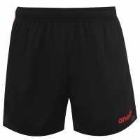 Oneills Mourne Shorts Adults Черно/Червено Мъжки къси панталони