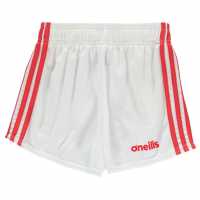 Oneills Детски Шорти Mourne Shorts Junior White/Red Детски къси панталони