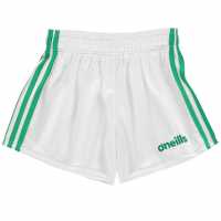 Oneills Детски Шорти Mourne Shorts Junior White/Green Детски къси панталони