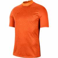 Nike Мъжка Риза Gardien Short Sleeve Goalkeeper T-Shirt Mens Total Orange Вратарски ръкавици и облекло