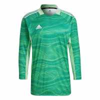 Adidas Condivo 21 Primeblue Long Sleeve Goalkeeper Jersey Top Mens Semi Solar Lime Мъжки ризи