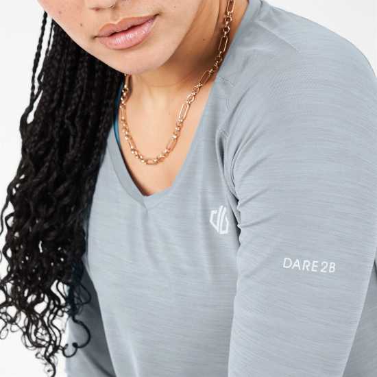 Dare2B Dare 2B Discern Performance T-Shirt Ash GreyMarl Дамски ризи и тениски