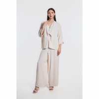 Be You Knot Front Top And Trouser Set  Мъжки пуловери и жилетки