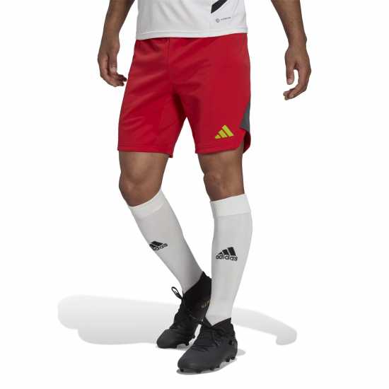 Вратарски ръкавици и облекло Adidas Tiro 23 Pro Goalkeeper Shorts TC Червено/T Тъмно сиво Adidas Tiro 23 Pro Goalkeeper Shorts TC Червено/T Тъмно сиво Вратарски ръкавици и облекло